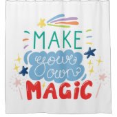 独自の魔法 シャワーカーテン (正面)