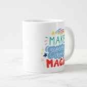 独自の魔法 ジャンボコーヒーマグカップ (正面右)