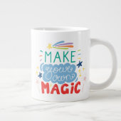 独自の魔法 ジャンボコーヒーマグカップ (右)