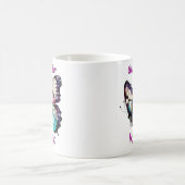 独自の魔法 – 蝶 コーヒーマグカップ (中央)