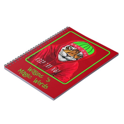 独自の魔法Tigerノートブックの作成 ノートブック (左側)