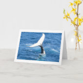 独自の魚釣りフォトカード カード (黄色い花)