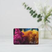 独自の黄色の雲を作成する 名刺 (スタンド正面)