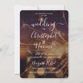 独自の黄金の花火を作成 招待状 (正面)