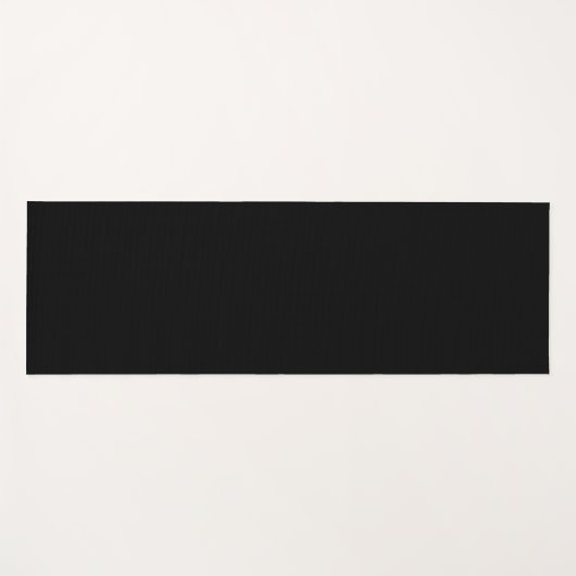 独自の黒いのカスタム作成 ヨガマット (正面(横))