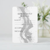 独自の黒いインク流出を作成 出欠カード (スタンド正面)