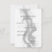 独自の黒いインク流出を作成 出欠カード (正面)