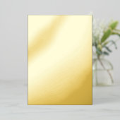 独自の黒いハロウィンをパーソナライズされた作成 箔招待状 (立ち正面)