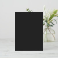 独自の黒いフカスタムラットサンキューカードの作成