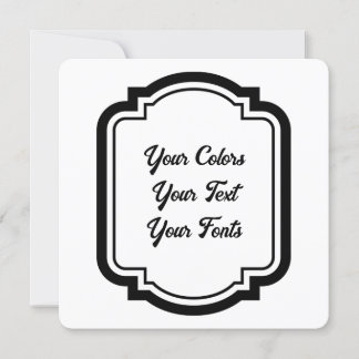 独自の黒いレトロスタイルのアウトラインの作成 シーズンカード