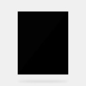 独自の黒のアクリル記号を作成する アクリルサイン (正面)