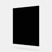 独自の黒のアクリル記号を作成する アクリルサイン (傾斜)