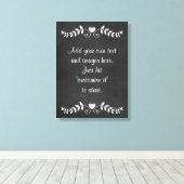 独自の黒板ウォールアートを作成 – メニュー,サイン,諺 キャンバスプリント (インサイチュ (ウッドフロア))