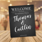 独自の黒板パーティー標識を作成する ポスター