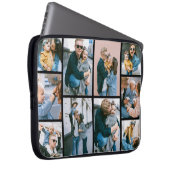 独自の10フォトコラージエレクトロニクスバッグの作成 ラップトップスリーブ (正面右)