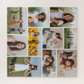 独自の10フォトコラージジグソーパズルの作成 ジグソーパズル (横)