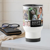 独自の10フォトコラージュPapaを最高の作成する トラベルマグ