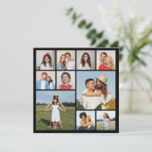 独自の10枚のフォトコラージュのグリーティングカードを作成する (スタンド正面)