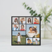 独自の10枚のフォトコラージュのグリーティングカードを作成する (スタンド正面)