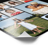 独自の10枚のフォトコラージュの写真を作成する フォトプリント            (角)