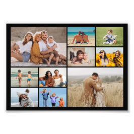 独自の10枚のフォトコラージュの写真を作成する フォトプリント           