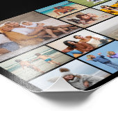 独自の10枚のフォトコラージュの写真を作成する フォトプリント            (角)