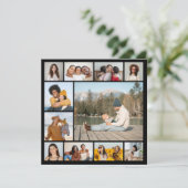 独自の11フォトコラージフラットカードの作成 (スタンド正面)