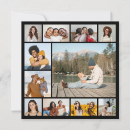 独自の11フォトコラージフラットカードの作成