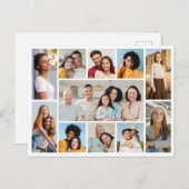 独自の11フォトコラージポストカードの作成 ポストカード (正面/裏面)