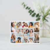 独自の11フォトコラージポストカードの作成 ポストカード (スタンド正面)