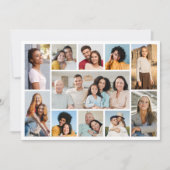 独自の11フォトコラージュあいさつを作成する カード (正面)