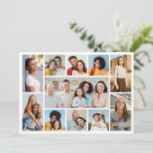 独自の11フォトコラージュあいさつを作成する カード (スタンド正面)