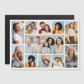 独自の11フォトコラージュ磁気カードの作成 (正面/裏面)