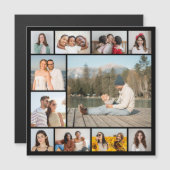 独自の11フォトコラージュ磁気カードの作成 (正面/裏面)