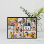 独自の12フォトコラージグリーティングを作成する カード (スタンド正面)