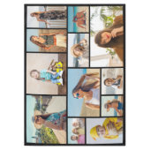 独自の12フォトコラージュのテーブルクロスを作成 テーブルクロス (正面)