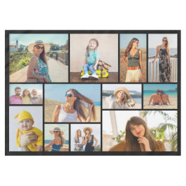 独自の12フォトコラージュのテーブルクロスを作成 テーブルクロス