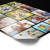 独自の12フォトコラージュの写真の拡大を作成 フォトプリント            (角)