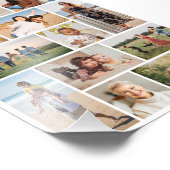 独自の12フォトコラージュの写真の拡大を作成 フォトプリント            (角)