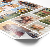 独自の12フォトコラージュの写真の拡大を作成 フォトプリント (角)