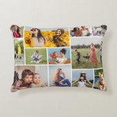 独自の12フォトコラージュを作成 アクセントクッション (正面)