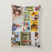 独自の12フォトコラージュを作成 アクセントクッション (裏面(縦))