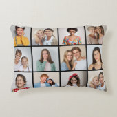 独自の12フォトコラージュを作成 アクセントクッション (正面)