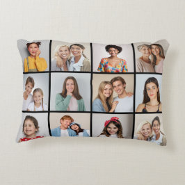 独自の12フォトコラージュを作成 アクセントクッション