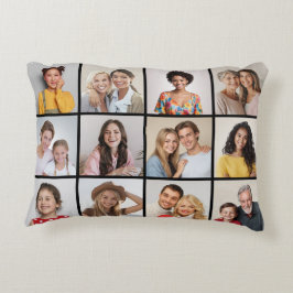 独自の12フォトコラージュを作成 アクセントクッション