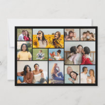 独自の12フォトコラージュを作成