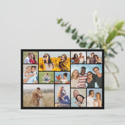 独自の12フォトコラージュを作成 カード (スタンド正面)