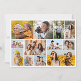 独自の12フォトコラージュを作成 カード