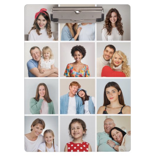 独自の12フォトコラージュを作成 クリップボード (正面)