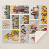 独自の12フォトコラージュを作成 シェルパブランケット (正面(横))